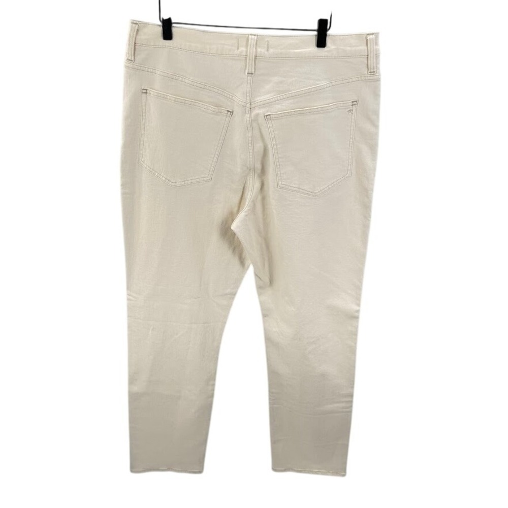 Madewell '90s Straight Leg‎ Jeans Womens Size 33T Off White Denim Pants - Picture 5 of 10